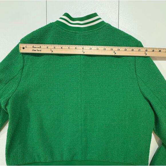 Nanette Lepore NWT  Bomber Jacket  Lily Pad Green Womens Size 16 (110) - Picture 11 of 11